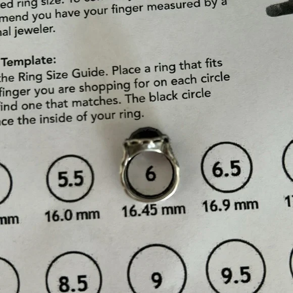 Silpada Sterling silver R2307 Faceted Smokey Brown Glass stone Size 6 - Picture 5 of 5